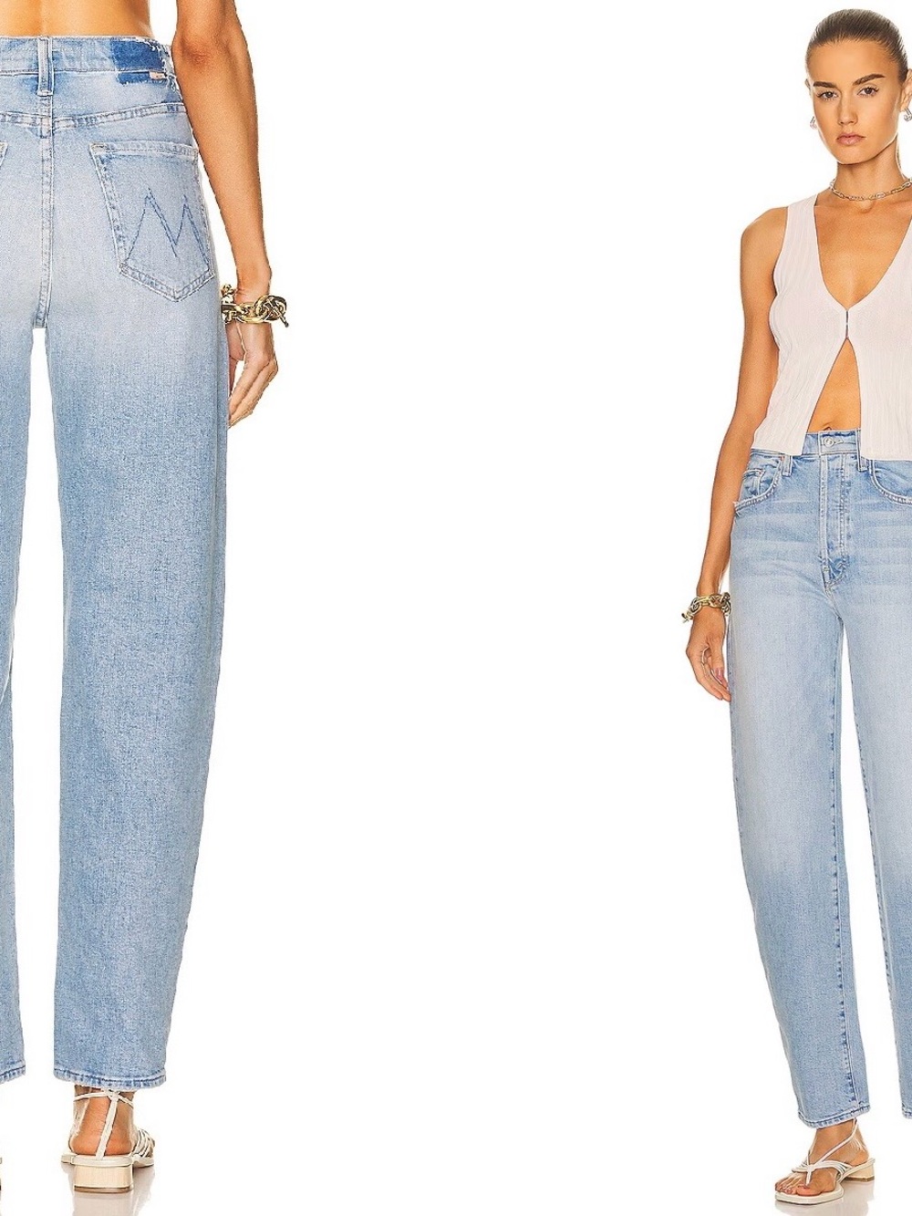 MOTHER Superior The Curbside Skimp Denim Jeans - Picture 3 of 4